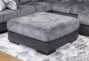 Signature Design by Ashley® Larkstone Pewter Oversized Accent Ottoman-3