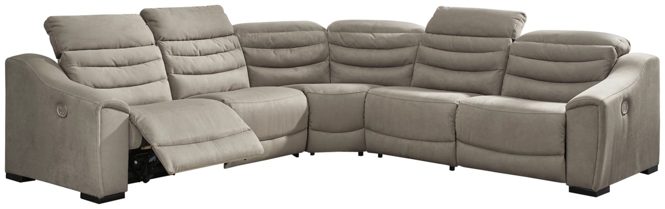 Signature Design By Ashley® Next-Gen Gaucho 5-Piece Putty Power Recliner-0
