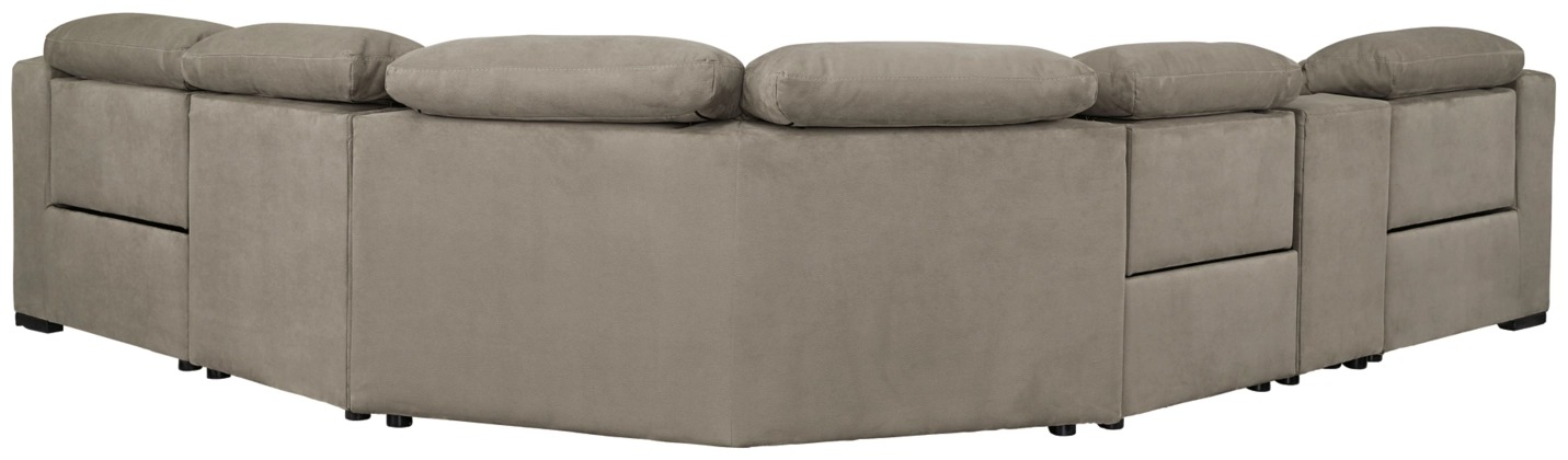 Signature Design By Ashley® Next-Gen Gaucho 6-Piece Putty Power Reclining Sectional with  Armless Chairs-1