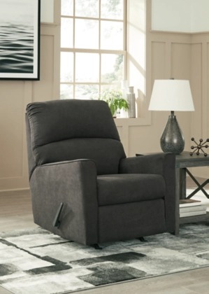Signature Design By Ashley® Lucina Charcoal Recliner-2