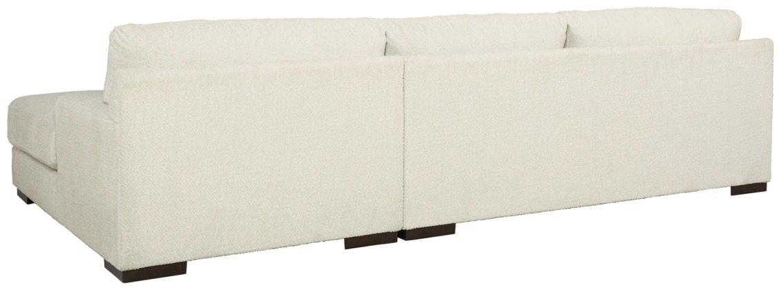Signature Design by Ashley® Zada 2-Piece Ivory Right-Arm Facing Sofa Sectional and Chaise-1