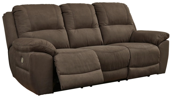 Signature Design by Ashley® Next-Gen Gaucho Espresso Power Reclining Sofa-0
