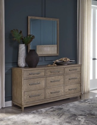 Signature Design by Ashley® Chrestner Gray Dresser and Mirror-1