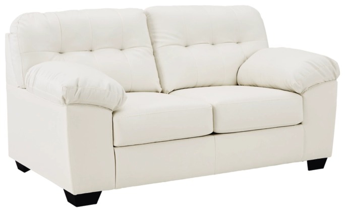 Signature Design by Ashley® Donlen White Loveseat-0