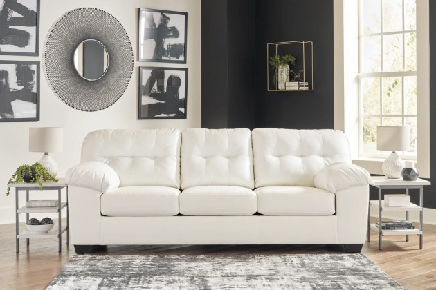 Signature Design by Ashley® Donlen White Sofa-4