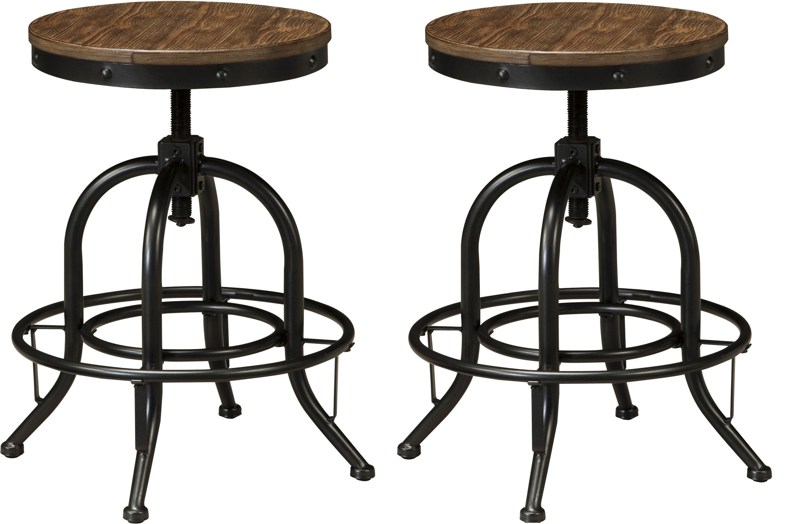 Signature Design by Ashley® Pinnadel 2-Piece Light Brown Bar Stool Set-0