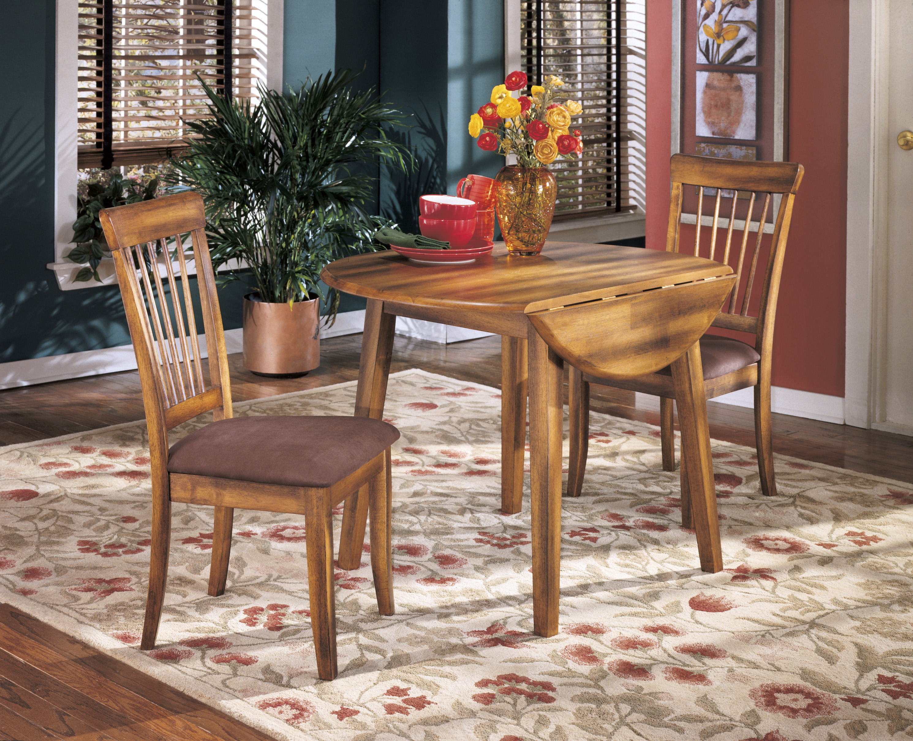 Signature Design by Ashley® Berringer 2-Piece Rustic Brown Dining Room Chair Set-2