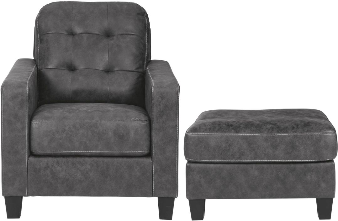 Venaldi Ottoman - Gunmetal