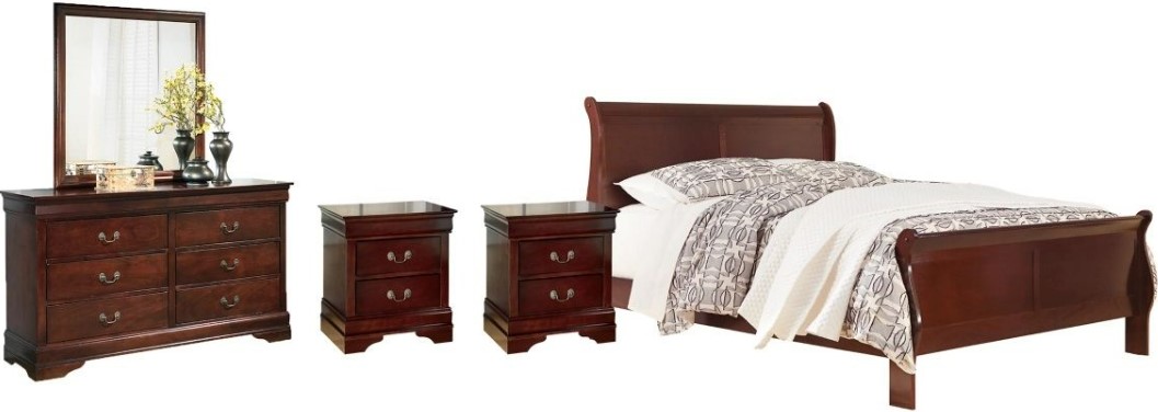 Alisdair 5 Piece King Sleigh Bedroom - Dark Brown Alisdair 5 Piece King Sleigh Bedroom - Dark Brown