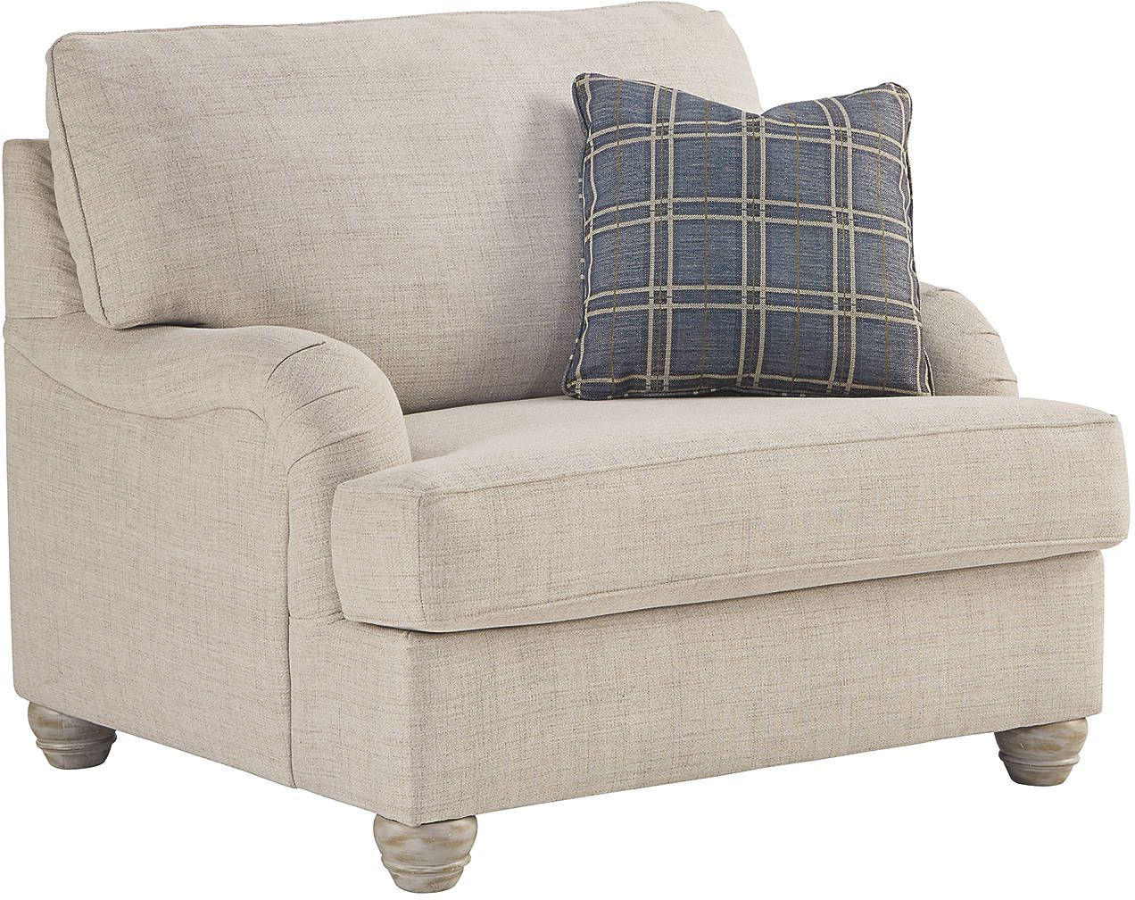 Linen chair and a half hotsell