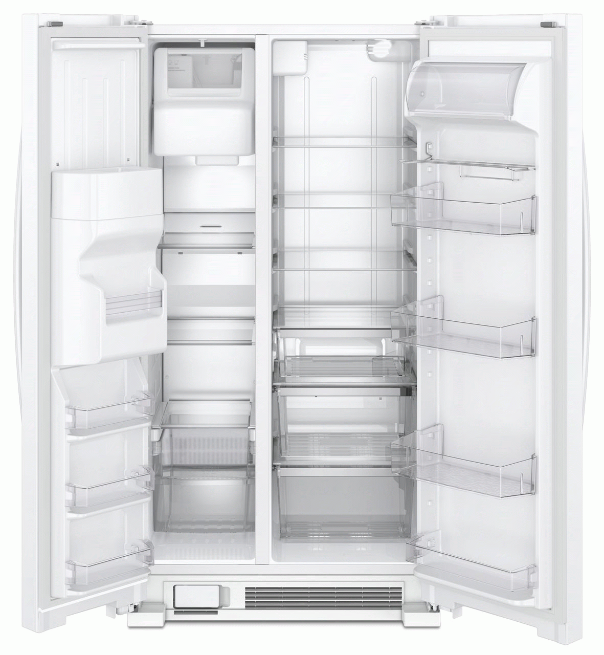 Whirlpool® 24.6 Cu. Ft. Side-by-Side Refrigerator-White-3