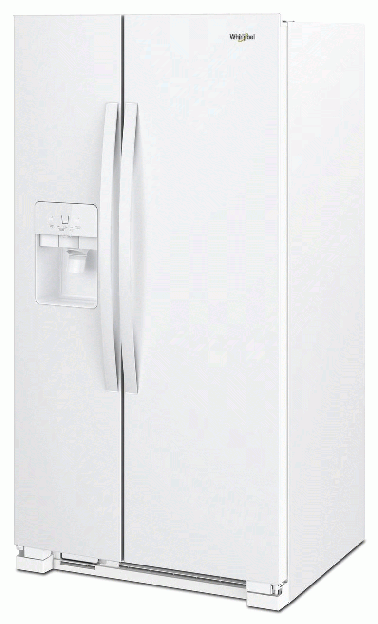 Whirlpool® 24.6 Cu. Ft. Side-by-Side Refrigerator-White-2